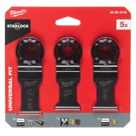 MILWAUKEE Multitool für Holz und Metall Zubehör-SET 5-teilig