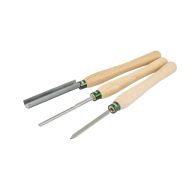 RECORD POWER Spindel-Drechselwerkzeug HSS SET 3-teilig