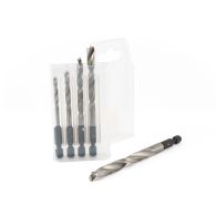FISCH Holzspiralbohrer Bit Premium Box 5-teilig