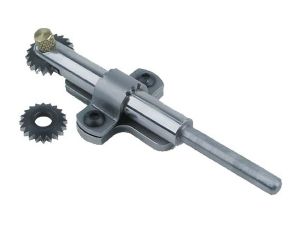 Schneidenhalter mit 2 Spiral-Schneidrädern