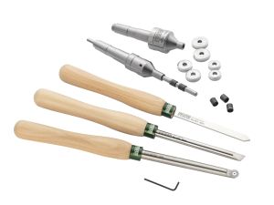 RECORD POWER Carbid Drechselwerkzeug ProComfort SET für kleine Objekte, 4-teilig