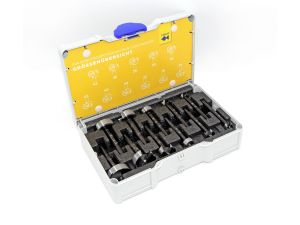 FISCH Jubiläums-Forstnerbohrer Wave Cutter SET 11-teilig im Systainer