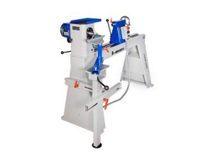 Abb. zeigt Drechselbank HDE250 mit Außendrehständer