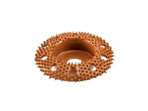 SABURRTOOTH 50 mm Frässcheibe, flach, gelocht, sehr grob/orange