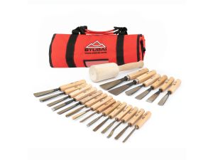 STUBAI Schnitzeisen SET 21-teilig