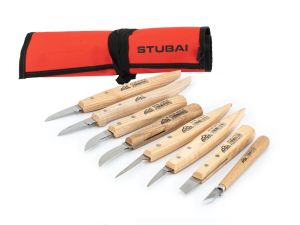 STUBAI Kerbschnitzmesser SET 8-teilig
